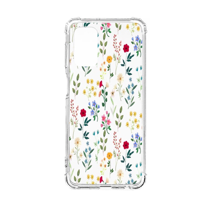 Силиконов калъф Unique за Xiaomi Redmi Note 11 Pro 5G, Spring Flowers, Anti Shock, AS 635