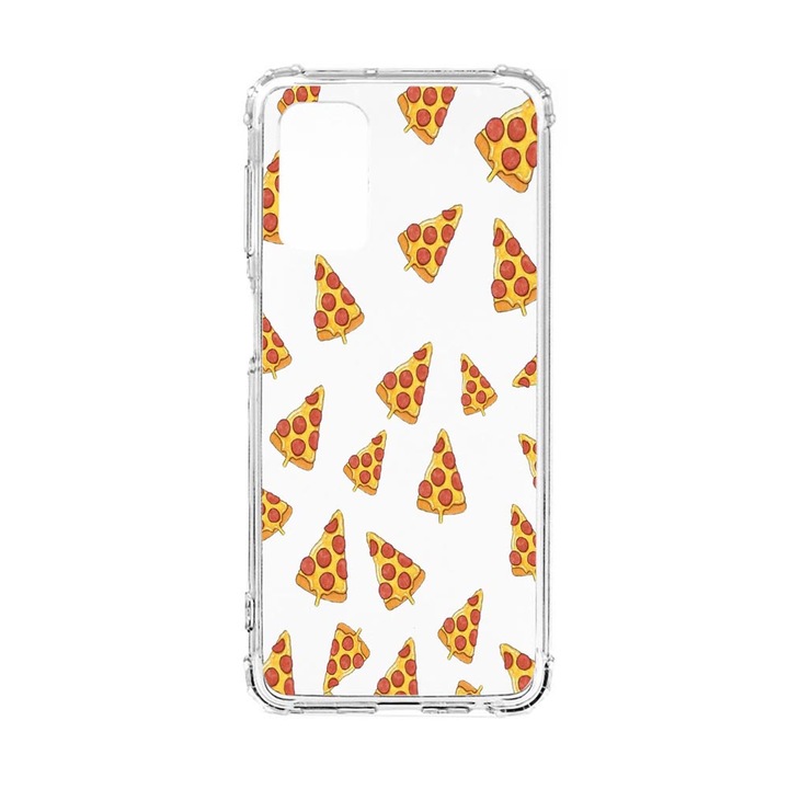 Силиконов калъф Unique за Xiaomi Redmi Note 11 Pro 5G, Pizza, Anti Shock, AS 665
