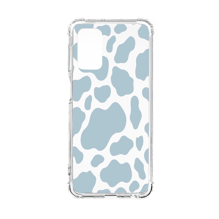 Strapabíró Anti Shock Védőtok, Samsung Galaxy A13 4G, Blue Cow, Military Grade Drop Protection, AS 788