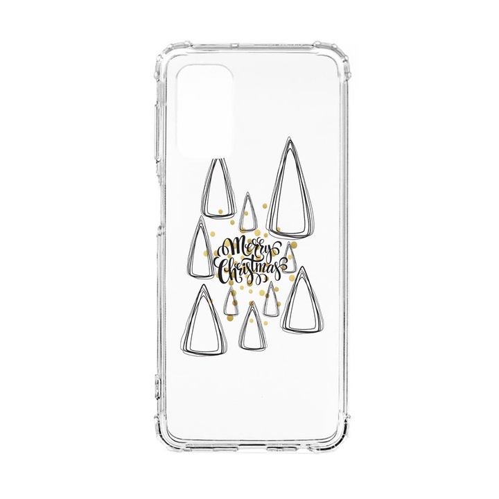 Силиконов калъф Unique за Xiaomi Redmi Note 11 Pro 5G, Minimalist Merry Christmas, Anti Shock, AS 870