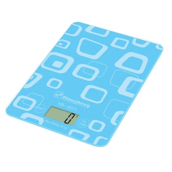 Cantar de bucatarie Hausberg, 5 kg, LCD, Albastru Cantar de bucatarie Hausberg, 5 kg, LCD, Albastru