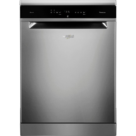 Masina de spalat vase Whirlpool WKFO 3O32 P X, 6th Sense, Power Clean Pro, 14 seturi, 10 programe, Clasa A+++, 60 cm, Argintiu