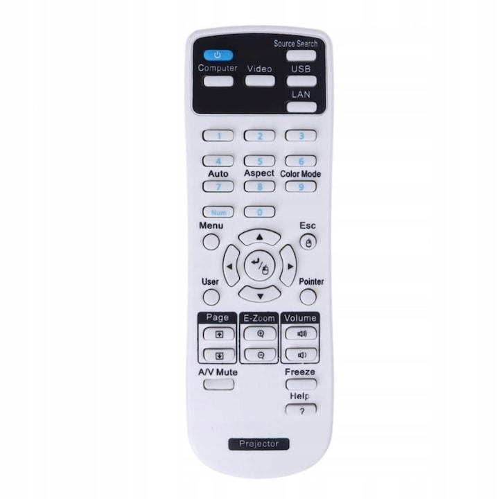 Дистанционно управление за видео проектор Epson 1599176, x-remote, Бяло