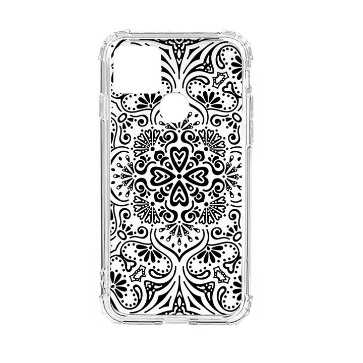 Husa Silicon Anti Shock Compatibila Cu Xiaomi Redmi 10A, Mandala, Rezistenta la socuri, Military Grade Drop Protection, AS 75