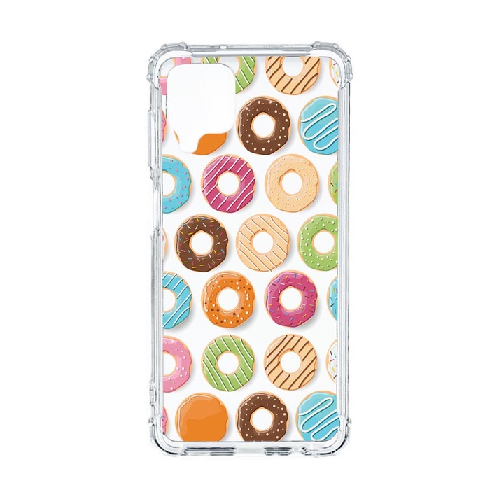 Husa Anti Shock Compatibila Cu Samsung Galaxy M12 / Galaxy F12, Dontus, Premium Silicon, Military Grade Drop Protection, AS 66