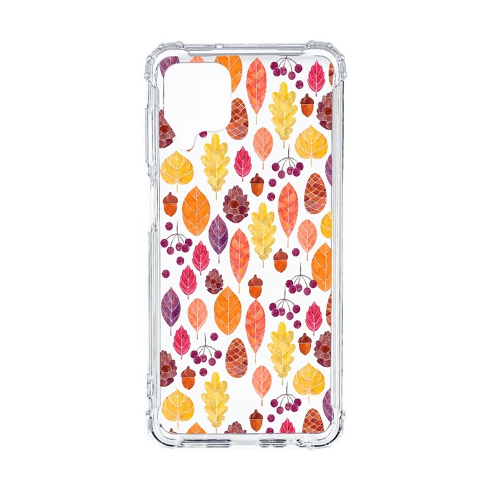 Husa Anti Shock Compatibila Cu Samsung Galaxy M12 / Galaxy F12, Autumn, Premium Silicon, Military Grade Drop Protection, AS 111