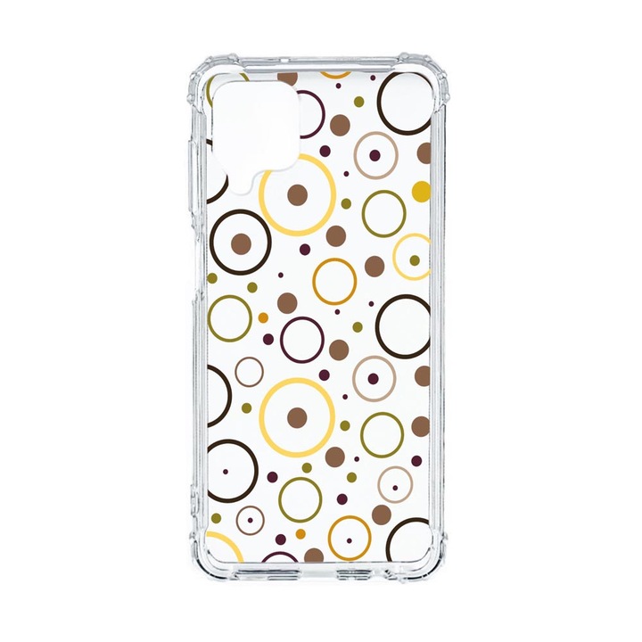 Husa Anti Shock Compatibila Cu Samsung Galaxy M12 / Galaxy F12, Circle, Premium Silicon, Military Grade Drop Protection, AS 147