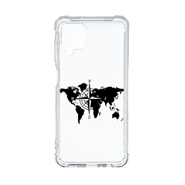 Husa Anti Shock Compatibila cu Samsung Galaxy M12 / Galaxy F12, Traveler, Premium Silicon, Military Grade Drop Protection, AS 735