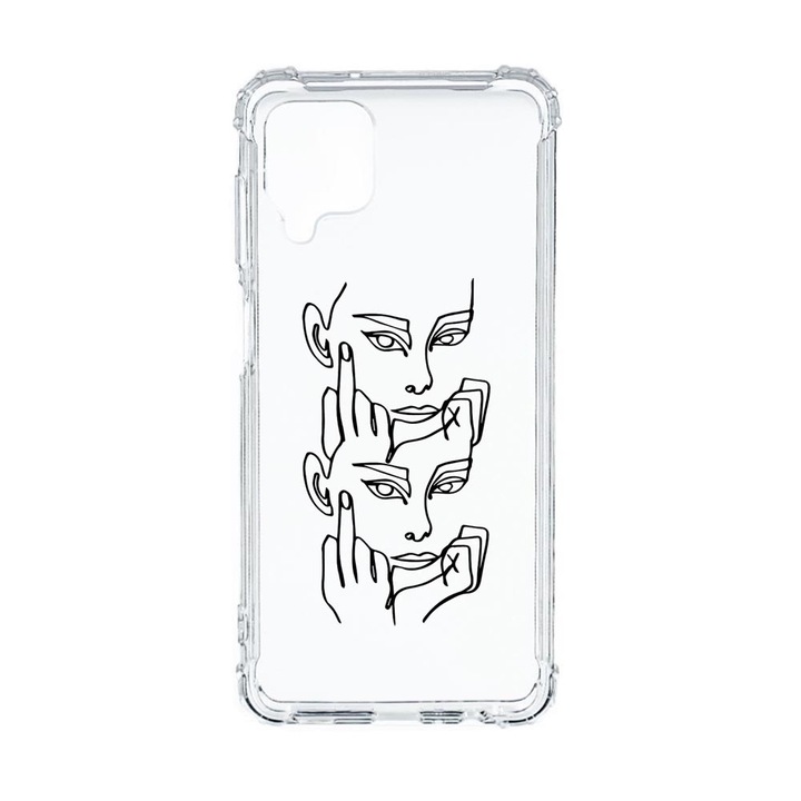 Husa Anti Shock Compatibila cu Samsung Galaxy M12 / Galaxy F12, FU, Premium Silicon, Military Grade Drop Protection, AS 742