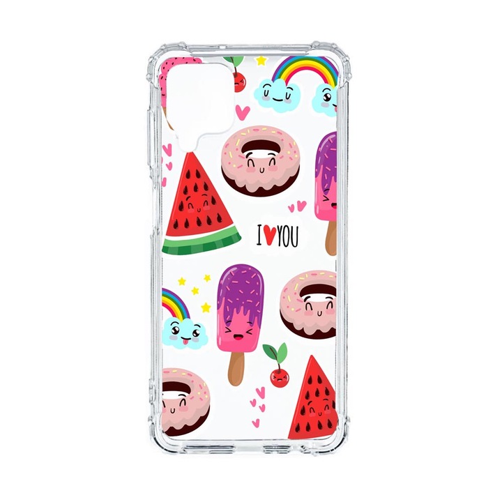 Husa Anti Shock Compatibila Cu Samsung Galaxy M12 / Galaxy F12, Summer Feeling, Premium Silicon, Military Grade Drop Protection, AS 87