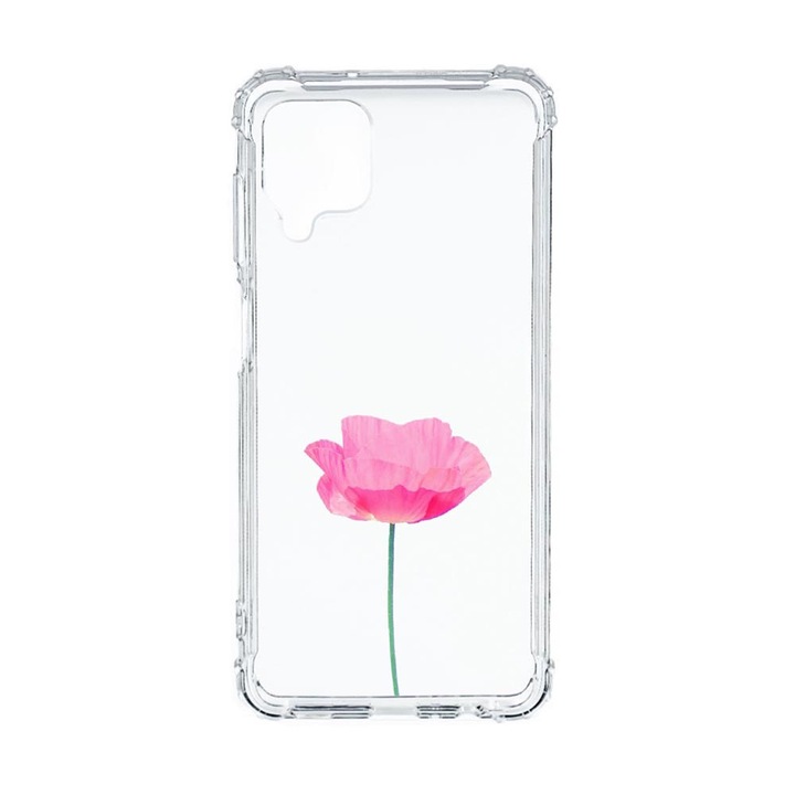 Strapabíró Anti Shock Védőtok, Samsung Galaxy M12 / Galaxy F12, Rose - Pastel Pink, Military Grade Drop Protection, AS 693