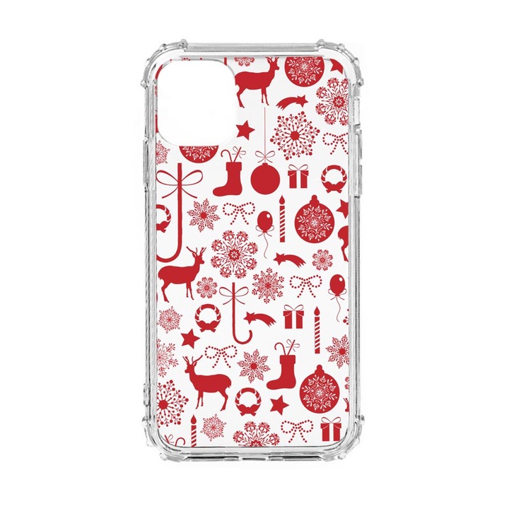 Силиконов калъф Unique за Oppo Reno 7 4G, Chirstmas Pattern, Anti Shock, AS 7