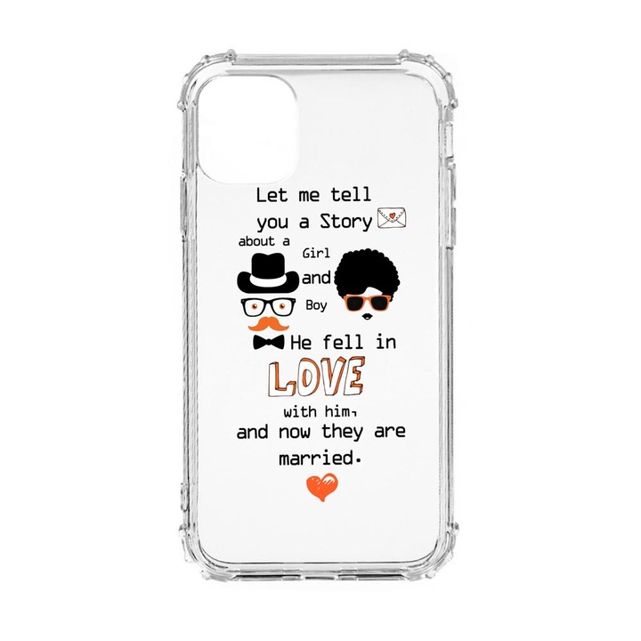 Силиконов калъф Unique за Oppo Reno 7 4G, Married, Anti Shock, AS 42