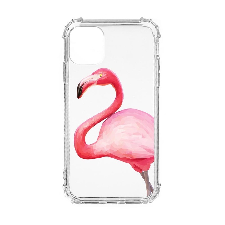 Силиконов калъф Unique за Oppo Reno 7 4G, Flamingo, Anti Shock, AS 55