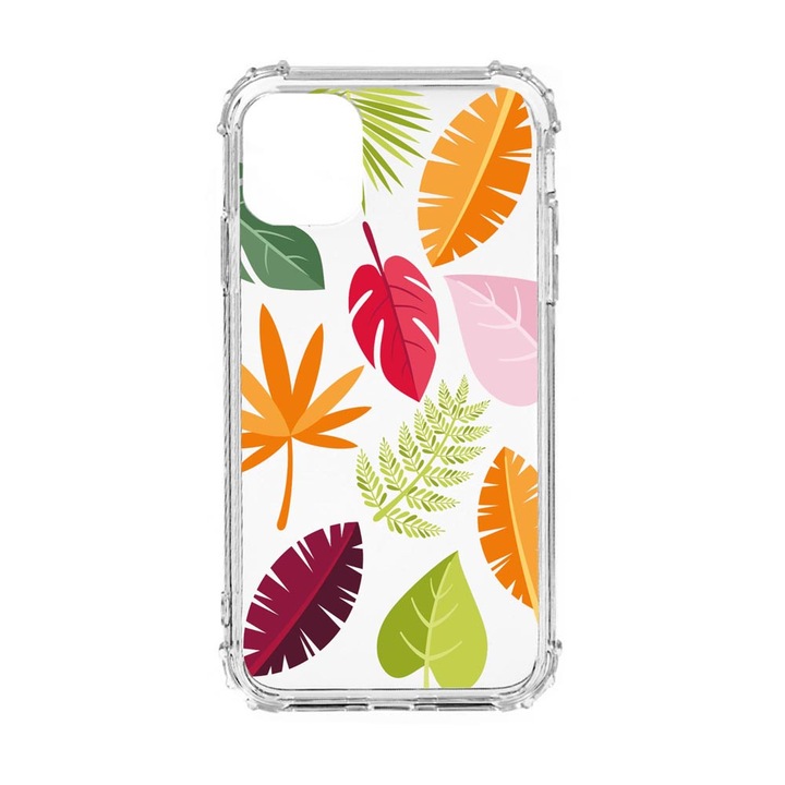 Силиконов калъф Unique за Oppo Reno 7 4G, Feathers, Autumn, Anti Shock, AS 151