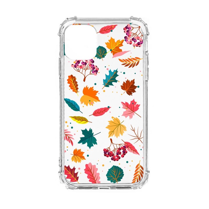 Силиконов калъф Unique за Oppo Reno 7 4G, Feathers Color, Anti Shock, AS 99