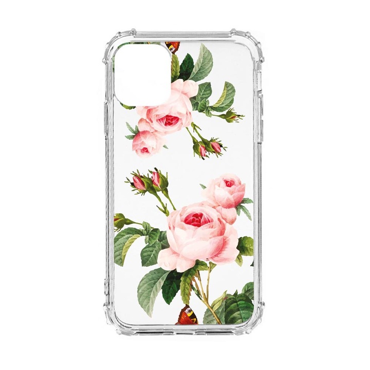 Силиконов калъф Unique за Oppo Reno 7 4G, Rose, Anti Shock, AS 172