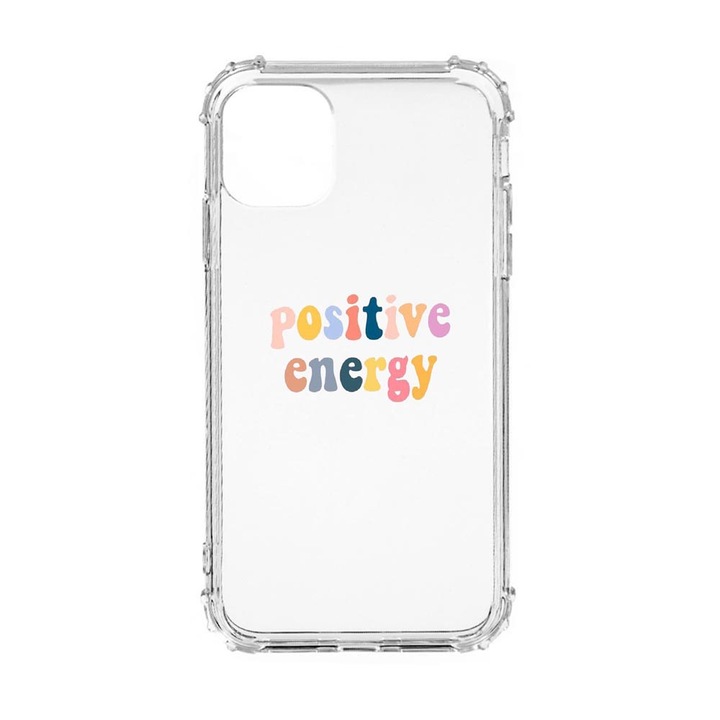 Силиконов калъф Unique за Apple iPhone 12 Pro, Positive Energy, Anti Shock, AS 479