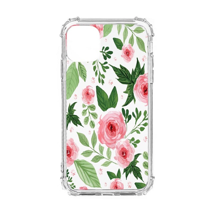 Силиконов калъф Unique за Oppo Reno 7 4G, Pastel Colors Collection Flowers, Anti Shock, AS 509