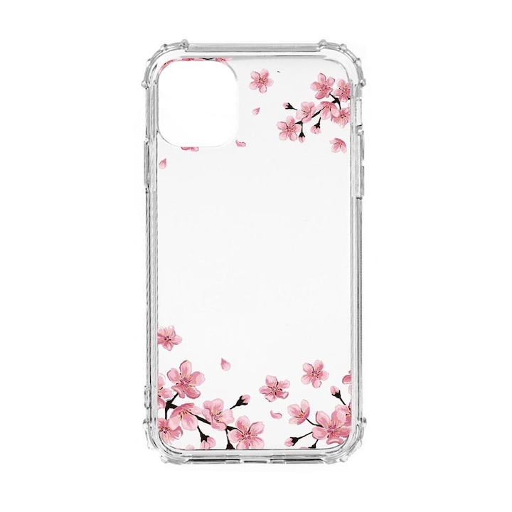 Husa Anti Shock Silicon Compatibila Cu Apple iPhone 13, Pastel colors - flowers, Military Grade Drop Protection, AS 694