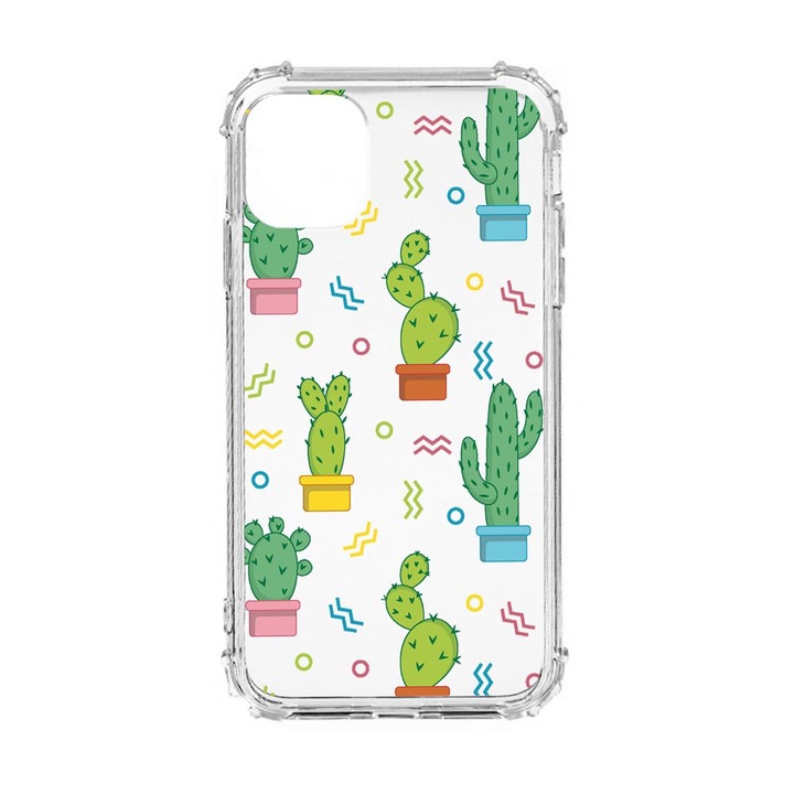 Силиконов калъф Unique за Oppo Reno 7 4G, Cactus, Anti Shock, AS 770