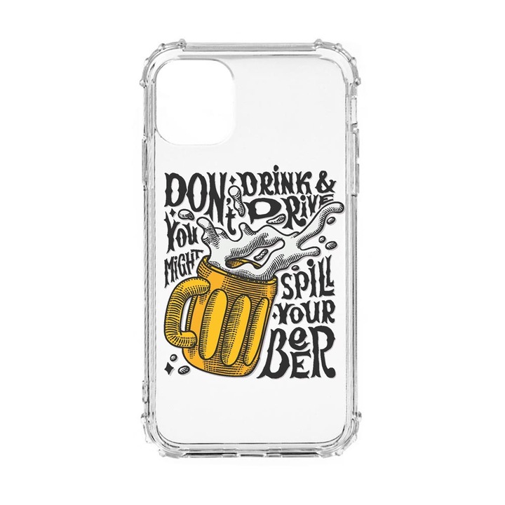 Силиконов калъф Unique за Oppo Reno 7 4G, Don't Drink And Drive, Anti Shock, AS 796