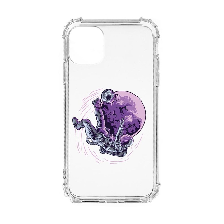 Силиконов калъф Unique за Oppo Reno 7 4G, Astronaut Football, Anti Shock, AS 833