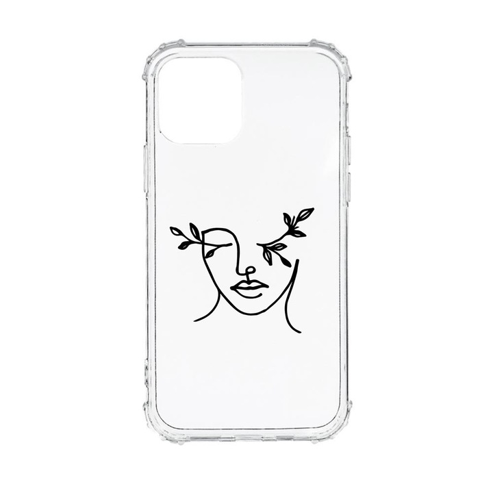 Strapabíró Anti Shock Védőtok, Xiaomi Redmi 10C, Woman Abstract, Military Grade Drop Protection, AS 736