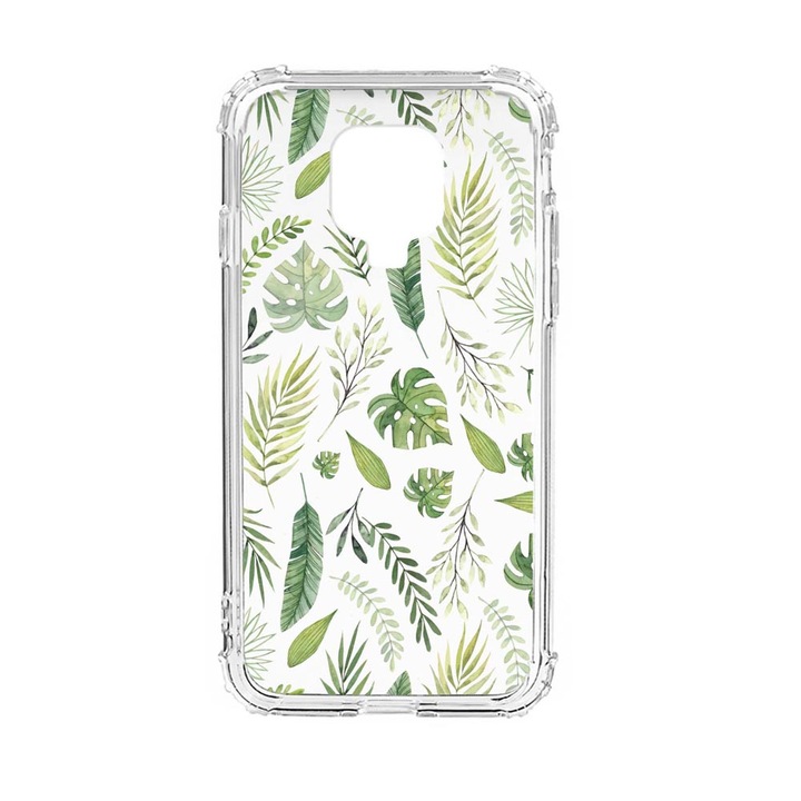 Husa Anti Shock Silicon Compatibila Cu Xiaomi Redmi Note 9S, Feathers, Military Grade Drop Protection, AS 77