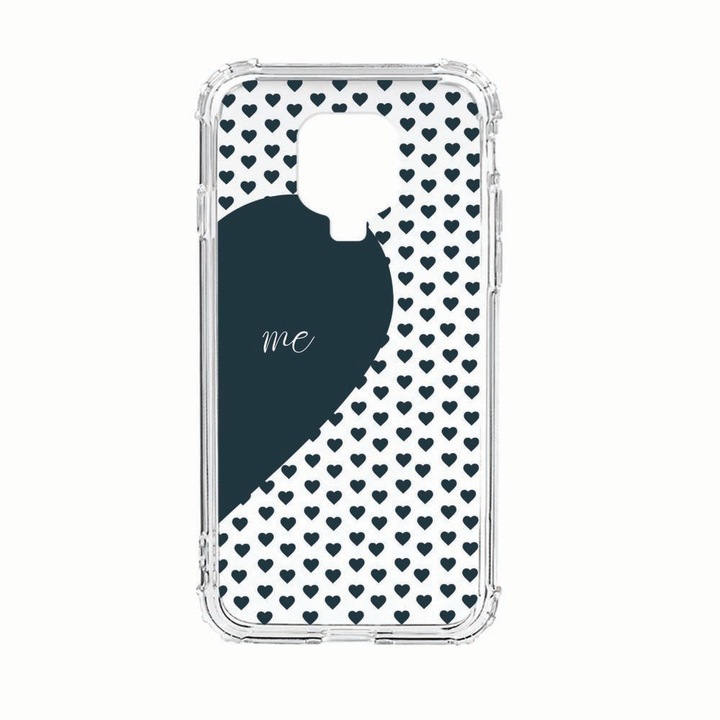 Husa Anti Shock Silicon Compatibila Cu Xiaomi Redmi Note 9S, Love Me, Military Grade Drop Protection, AS 100