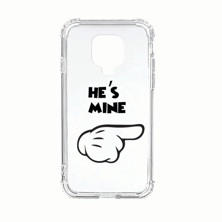 Силиконов калъф Unique за Xiaomi Redmi Note 9 Pro Max, He's Mine, Anti Shock, AS 105