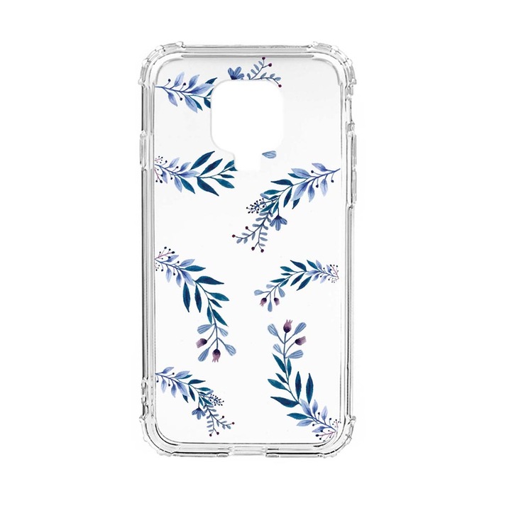 Husa Anti Shock Silicon Compatibila Cu Xiaomi Redmi Note 9S, Blue, Military Grade Drop Protection, AS 116