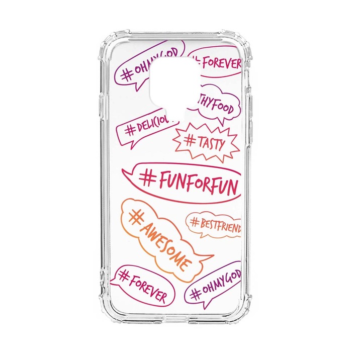 Husa Anti Shock Silicon Compatibila Cu Xiaomi Redmi Note 9S, Fun, Military Grade Drop Protection, AS 125