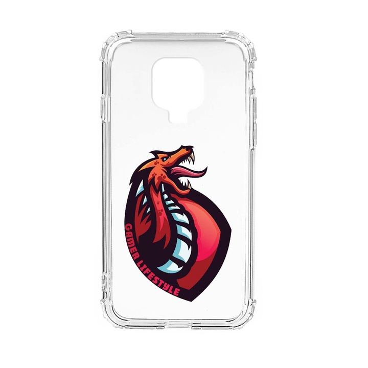 Husa Anti Shock Silicon Compatibila Cu Xiaomi Redmi Note 9S, Gamers Lifestyle, Military Grade Drop Protection, AS 289