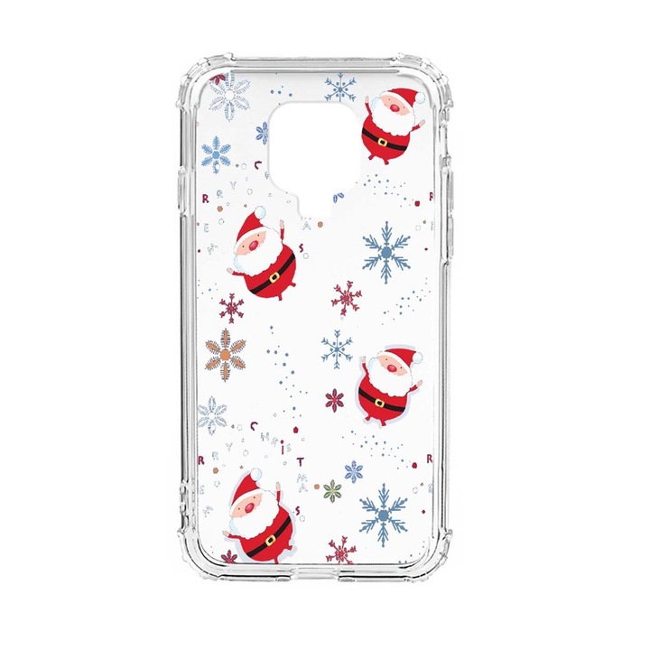 Husa Anti Shock Silicon Compatibila Cu Xiaomi Redmi Note 9S, Xmas, Military Grade Drop Protection, AS 308