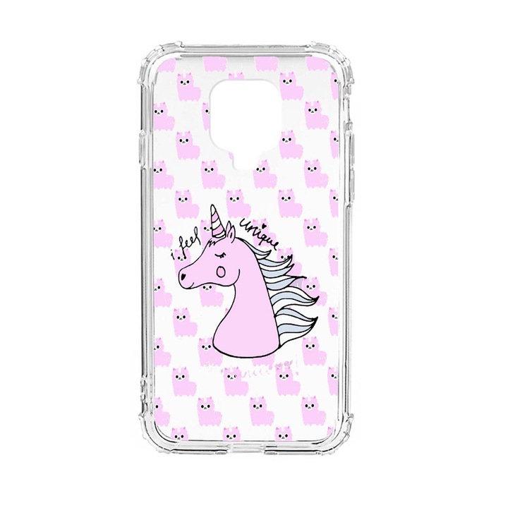 Силиконов калъф Unique за Xiaomi Redmi Note 9 Pro, Unicorn - I Feel Unique, Anti Shock, AS 521