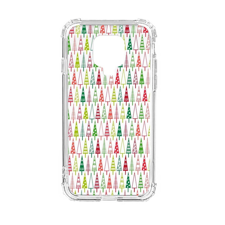 Husa Anti Shock Silicon Compatibila Cu Xiaomi Redmi Note 9S, Xmas Tree Pattern, Military Grade Drop Protection, AS 340