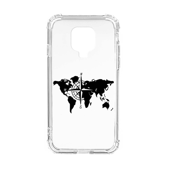 Husa Anti Shock Silicon Compatibila cu Xiaomi Redmi Note 9 Pro, Traveler, Military Grade Drop Protection, AS 735