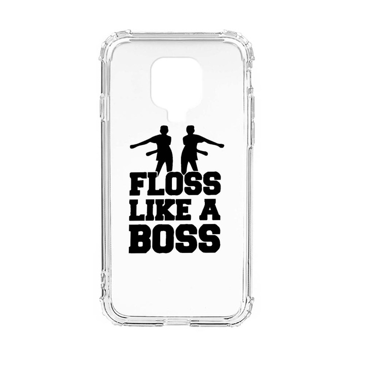Husa Anti Shock Silicon Compatibila cu Xiaomi Redmi Note 9 Pro, Floss Like A Boss, Military Grade Drop Protection, AS 765