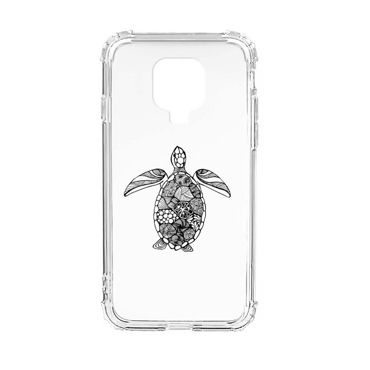 Husa Anti Shock Silicon Compatibila cu Xiaomi Redmi Note 9 Pro, Turtle, Military Grade Drop Protection, AS 750
