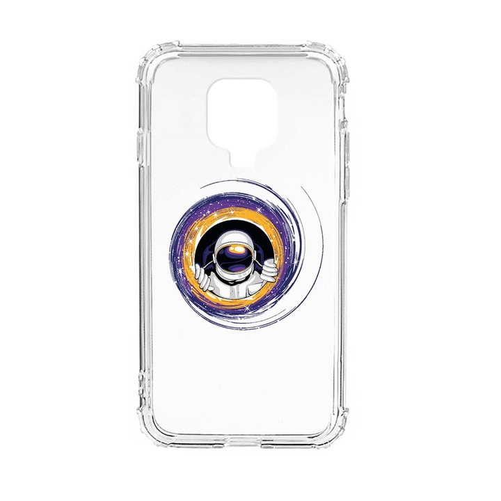 Husa Anti Shock Silicon Compatibila cu Xiaomi Redmi Note 9 Pro Max, Astronaut, Military Grade Drop Protection, AS 771