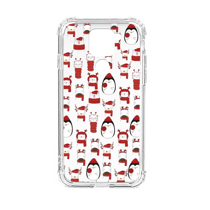 Husa Anti Shock Silicon Compatibila Cu Xiaomi Redmi Note 9 4G, Winter Feelings, Military Grade Drop Protection, AS 166