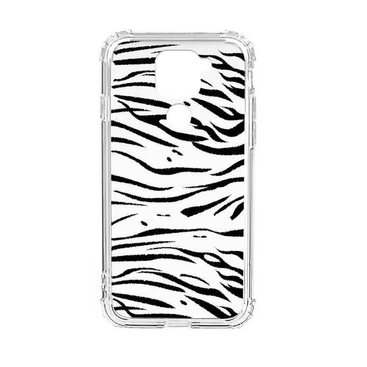 Husa Anti Shock Silicon Compatibila Cu Xiaomi Redmi Note 9 4G, Zebra, Military Grade Drop Protection, AS 134