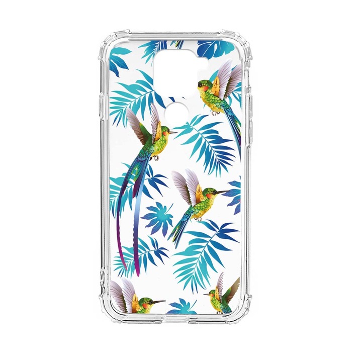 Husa Anti Shock Silicon Compatibila Cu Xiaomi Redmi Note 9 4G, Wild Tropical, Military Grade Drop Protection, AS 186