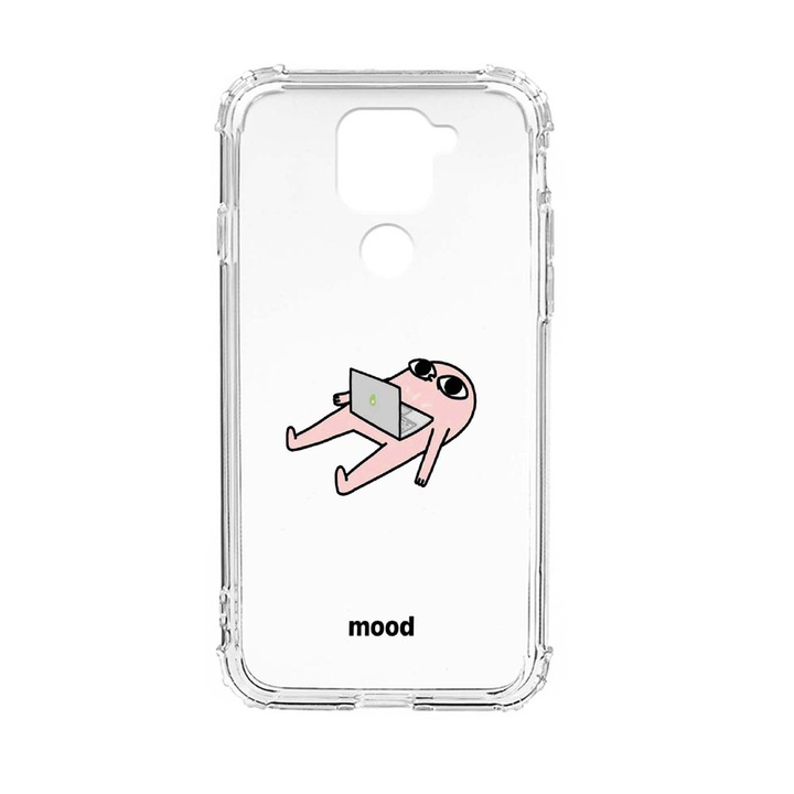 Husa Anti Shock Silicon Compatibila Cu Xiaomi Redmi Note 9 4G, Meme Mood, Military Grade Drop Protection, AS 659