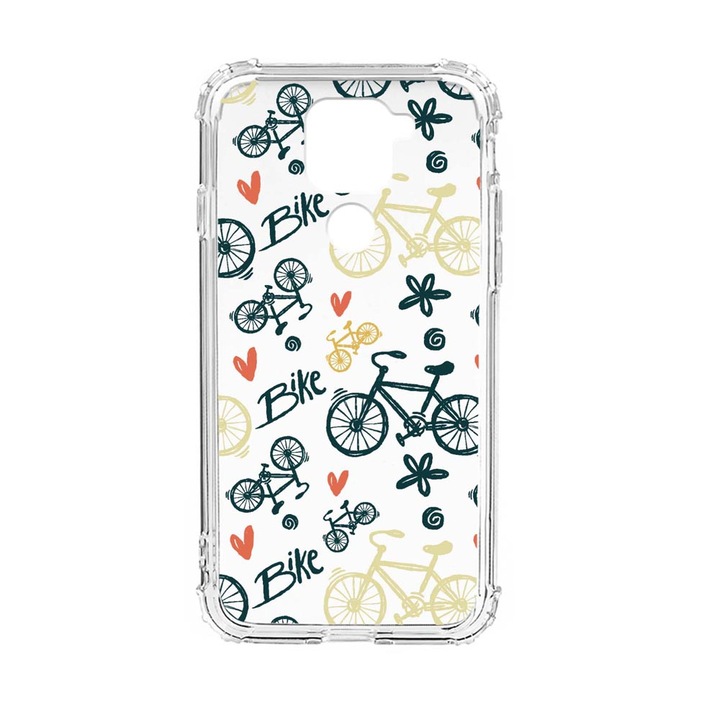 Husa Anti Shock Silicon Compatibila cu Xiaomi Redmi Note 9 4G, Bike Love, Military Grade Drop Protection, AS 781