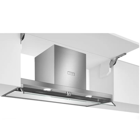 Hota incorporabila Neff D94XAF8N0, Putere de absorbtie 610 mc/h, 3 trepte putere, 90 cm, Sticla neagra