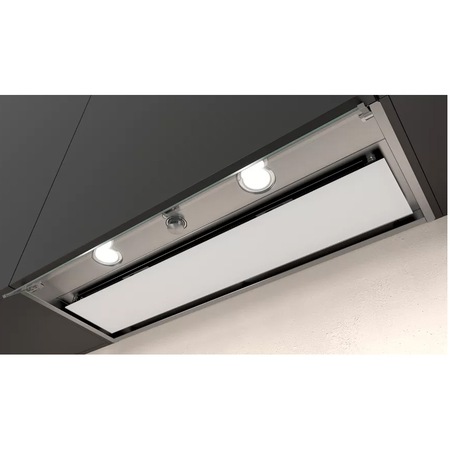 Hota incorporabila Neff D94XAF8N0, Putere de absorbtie 610 mc/h, 3 trepte putere, 90 cm, Sticla neagra