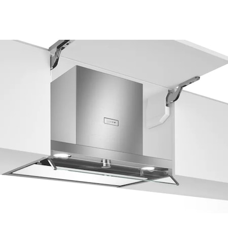 Hota incorporabila Neff D64XAF8N0, Putere de absorbtie 610 mc/h, 3 trepte, 60 cm, Sticla neagra