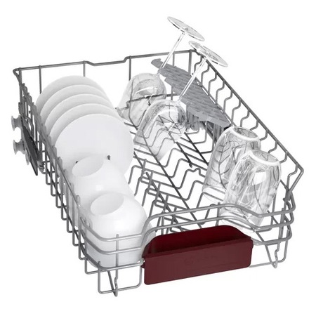 Masina de spalat vase incorporabila Slim Neff S857ZMX09E, 10 seturi, 6 programe, Clasa C, Home Connect, TimeLight, Zeolith, 45 cm